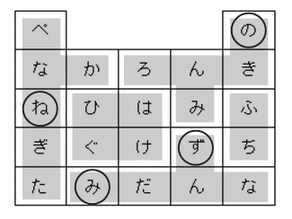 謎解き答え